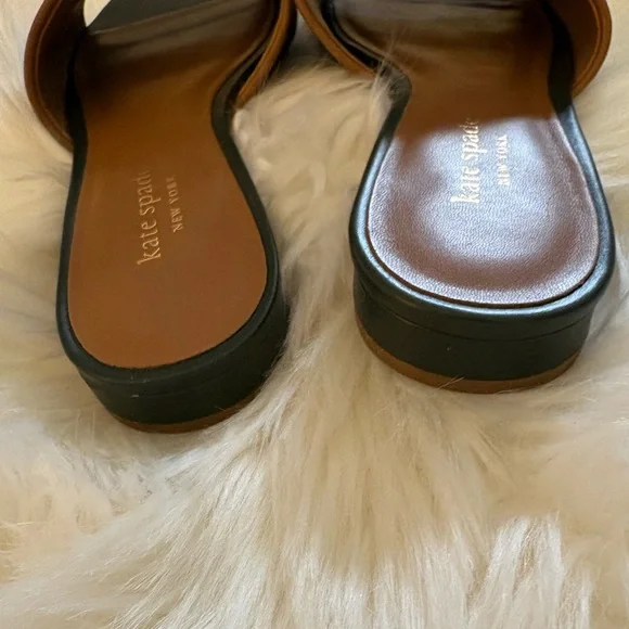 KATE SPADE Spade Flower Jacquard Leather Sandals - Picture 8 of 11